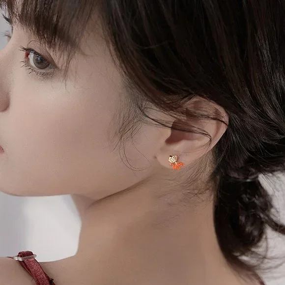 Goldfish Koi fish Earrings - Picture 3 of 6